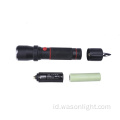 Factory High Power High Power LED Senter AC AC Range Long Range Long Zoomable Torch Light Dengan Hammer